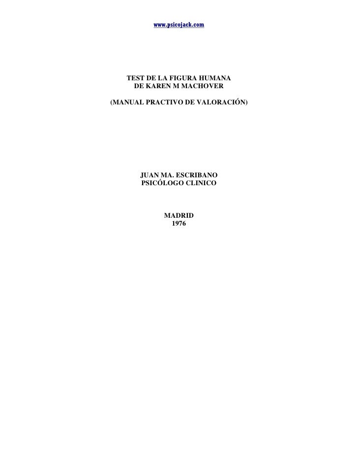 manual de interpretacion machover